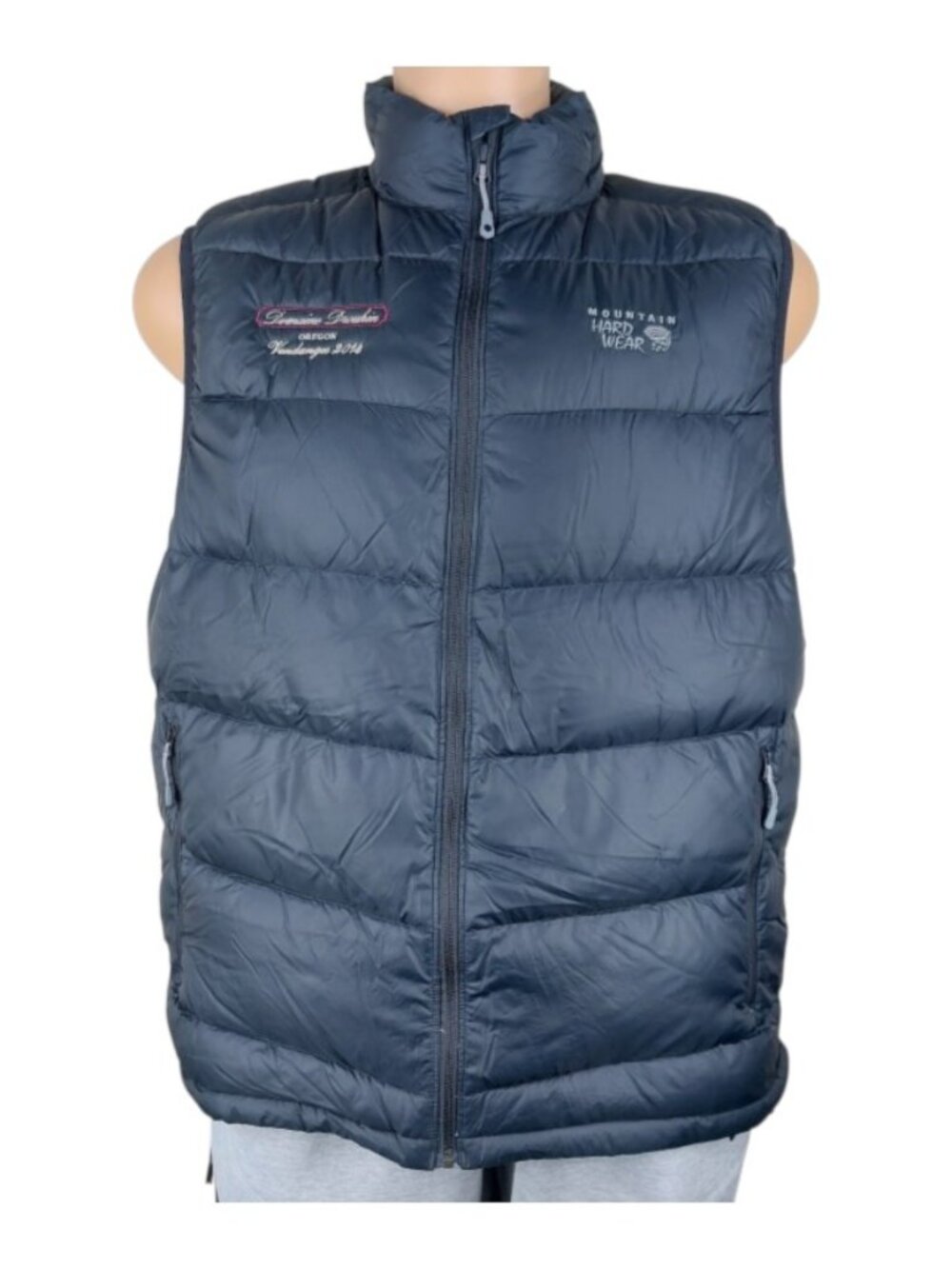 Mountain Hardwear Men's Black Ratio Down Sleeveless Thermal Puffer Vest Size XL